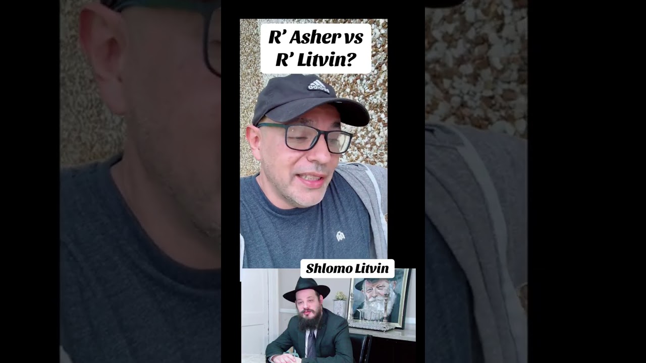 R’ Asher vs Shlomo Litvin? #ashermeza #jewish #rabbilitvin #litvin #chabad #rambam #jerusalem