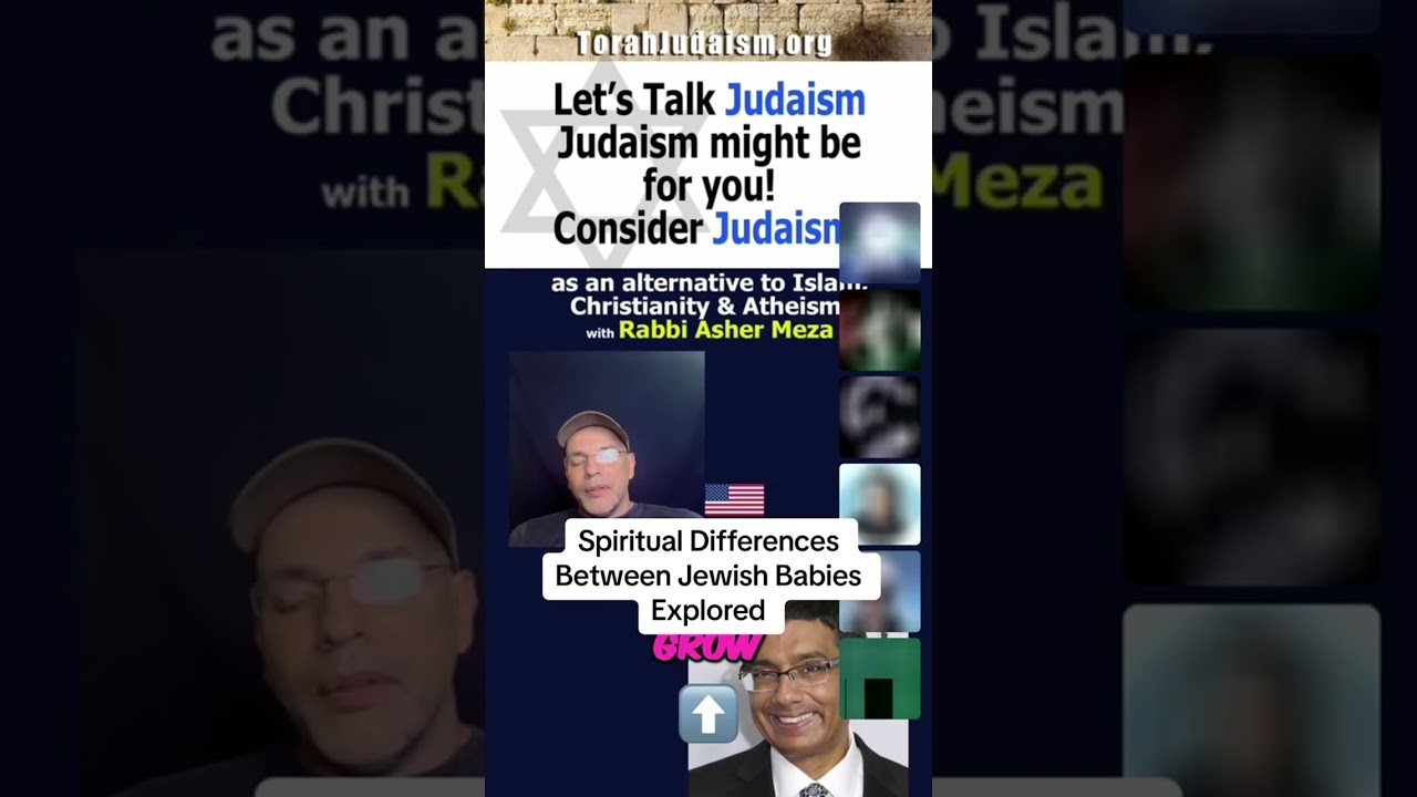 Spiritual Differences Between Jewish Babies Explored #rambam #ashermeza #shabbat #kiruv #torah