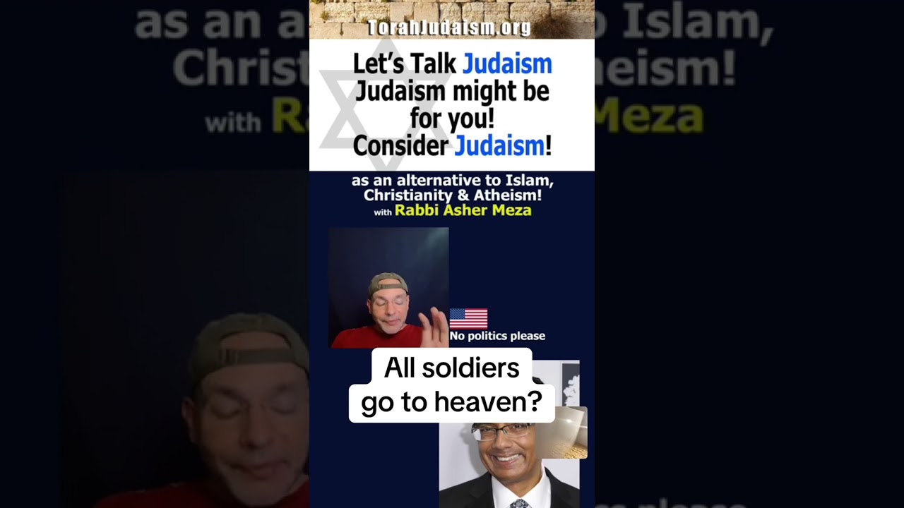 Do All soldiers go to heaven? #ashermeza #israel #jewish #jerusalem #rambam #judaism #halacha