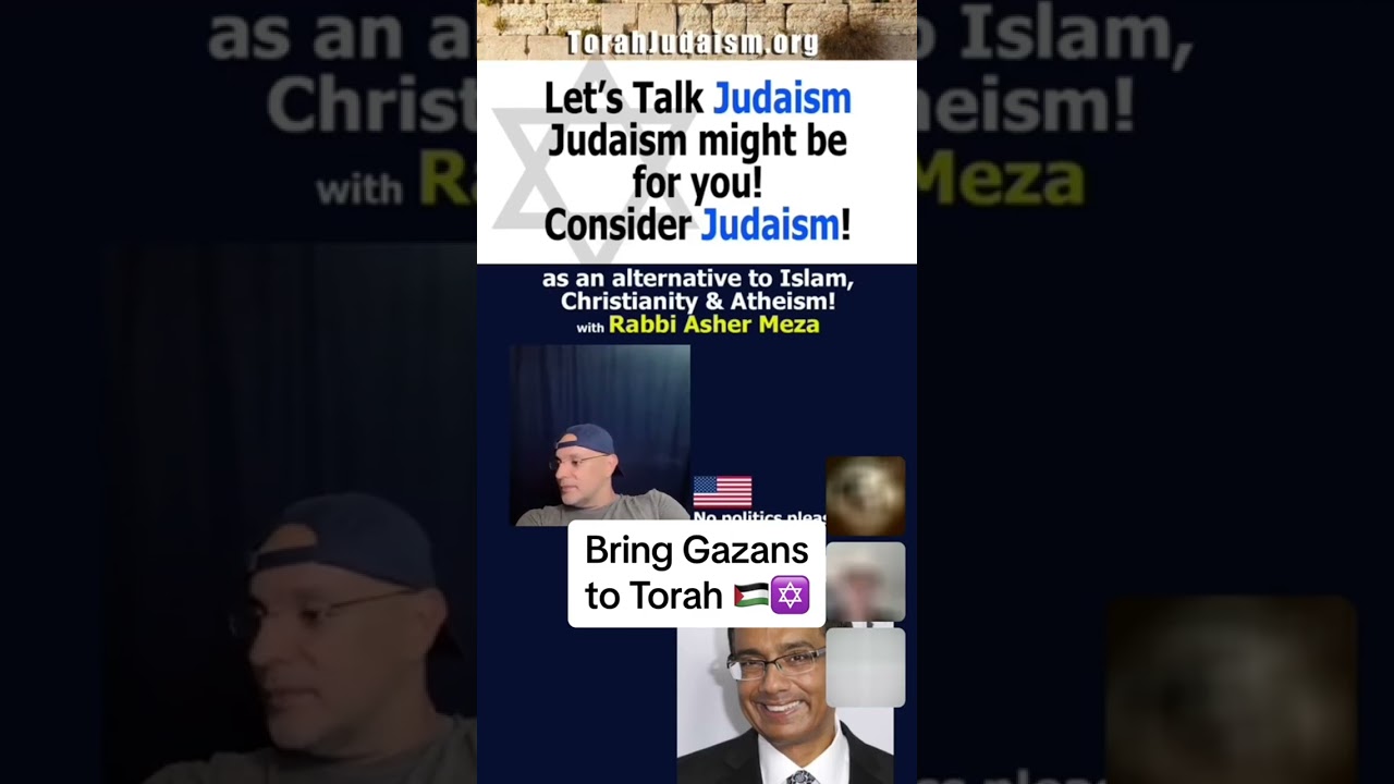 Bring Gazans to Torah 🇵🇸✡️ #ashermeza #chabad #jewish #torah #rambam #israel #gaza #gentiles