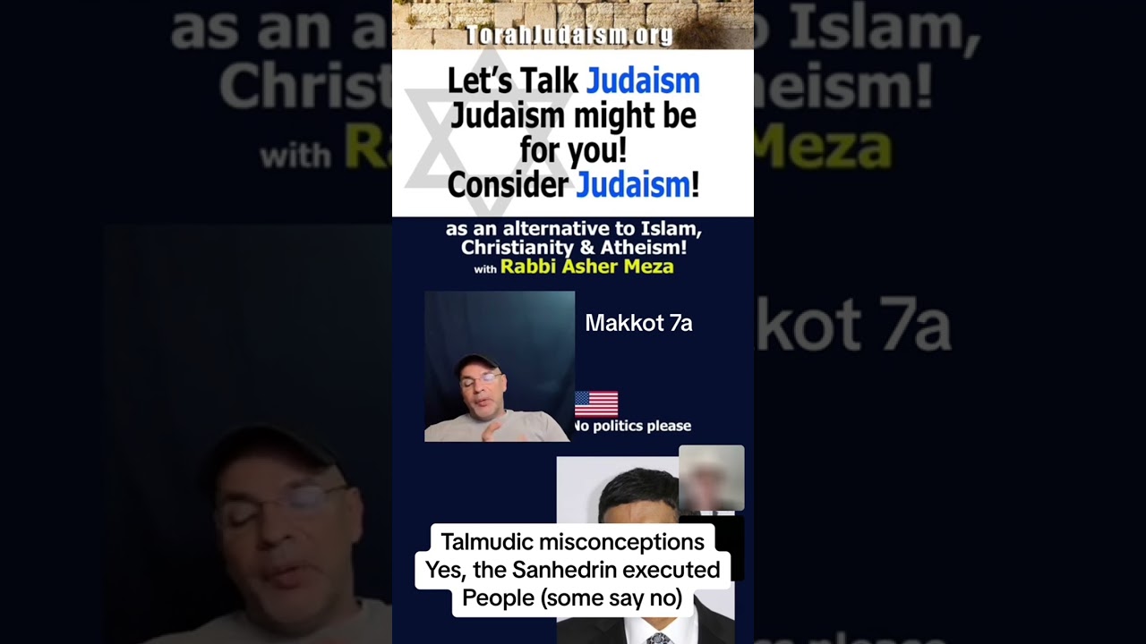 Talmudic misconceptions Yes, the Sanhedrin executed People (some say no) #ashermeza #chabad #jewish