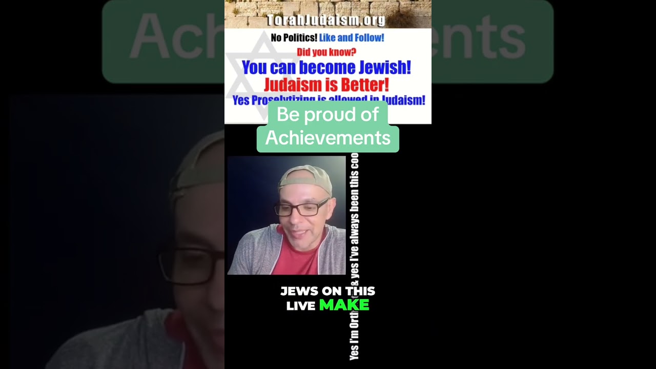 Proud of your achievements, not your ethnicity #Ashermeza #jewish #judaism #conversions #chabad