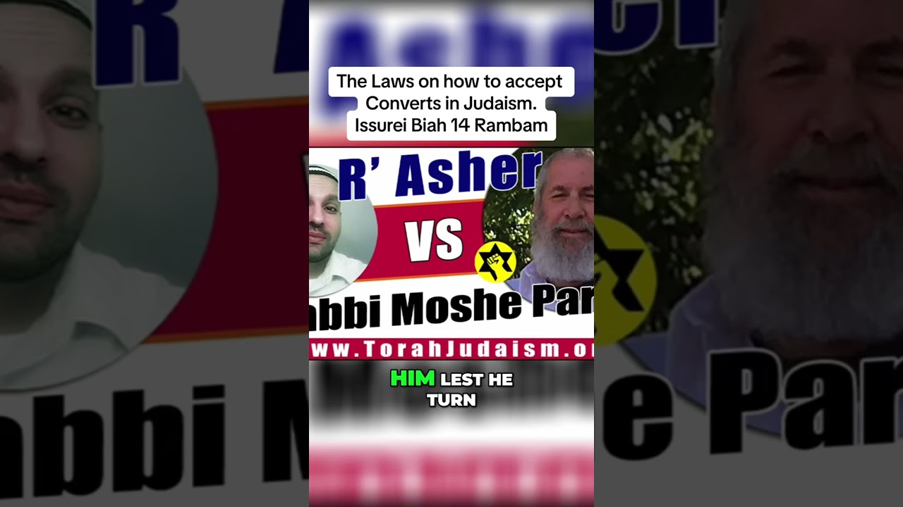 The laws on how to accept converts in Judaism #gaza #mikveh #Ashermeza #Israel #conversion #aliyah