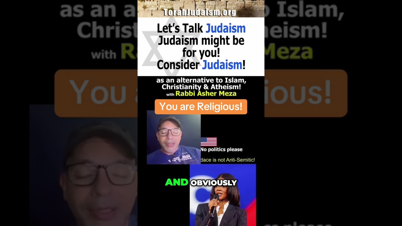 You are already religious #judaism #Ashermeza #torah #islam #jewish #chabad #idolatry #heretic