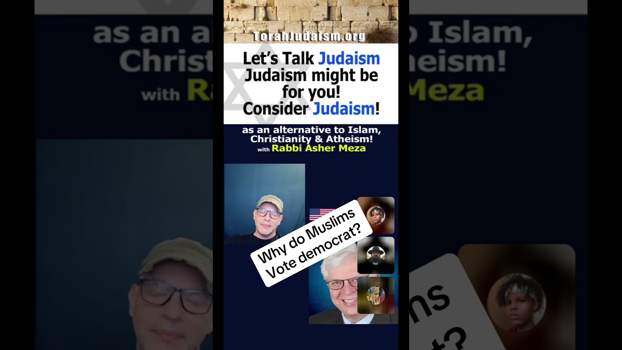 Why do Muslims vote Democrat? #jewishcommunity #ashermeza #jewishculture #israel #torah