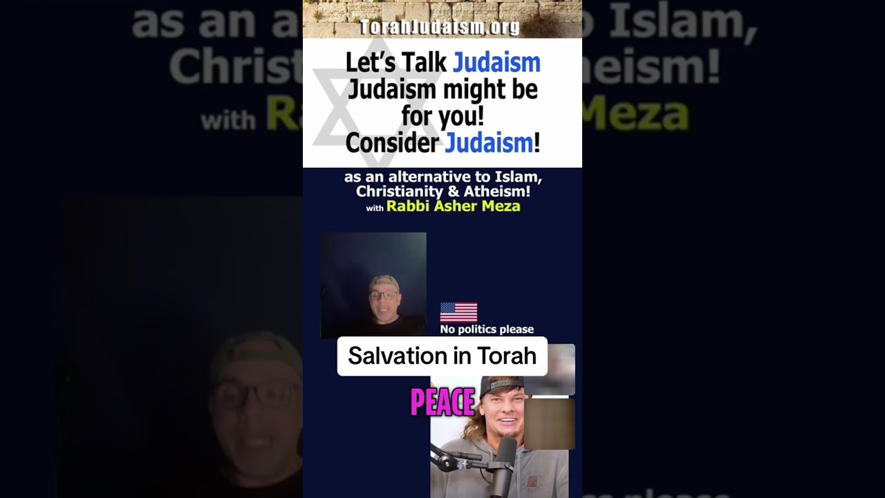 Salvation in Judaism #judaism #Ashermeza #islam #israel #jewish #messiah #chabad #gaza #rambam