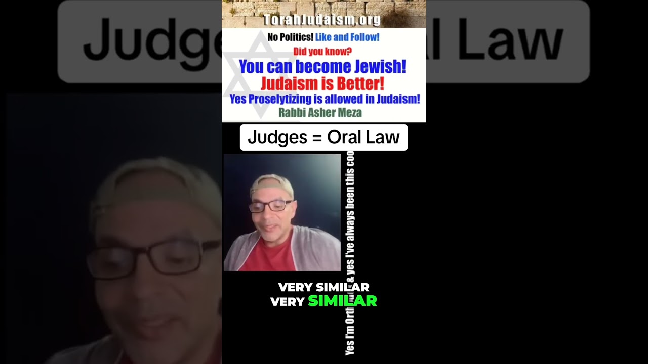 Judges are the Oral law #Ashermeza #jewish #judaism #conversions #chabad #bible #islam #islam #bible
