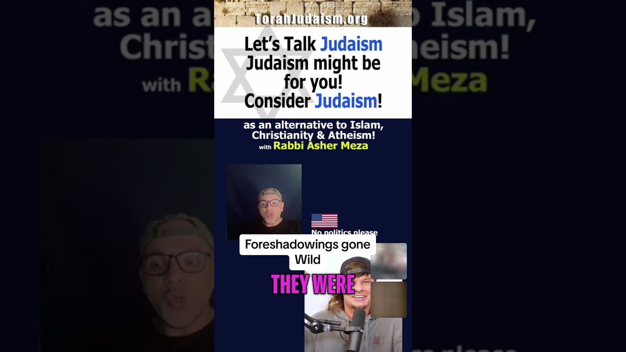 Foreshadowing’s gone wild #judaism #judaism #Ashermeza #islam #israel #ethics #yeshua #rambam
