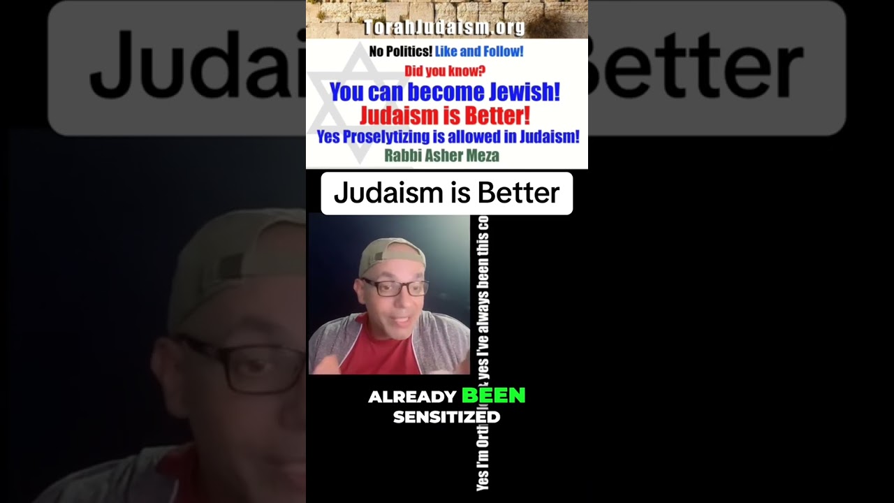 Judaism is better! #Ashermeza #Israel #jewish #judaism #conversions #chabad #bible #islam