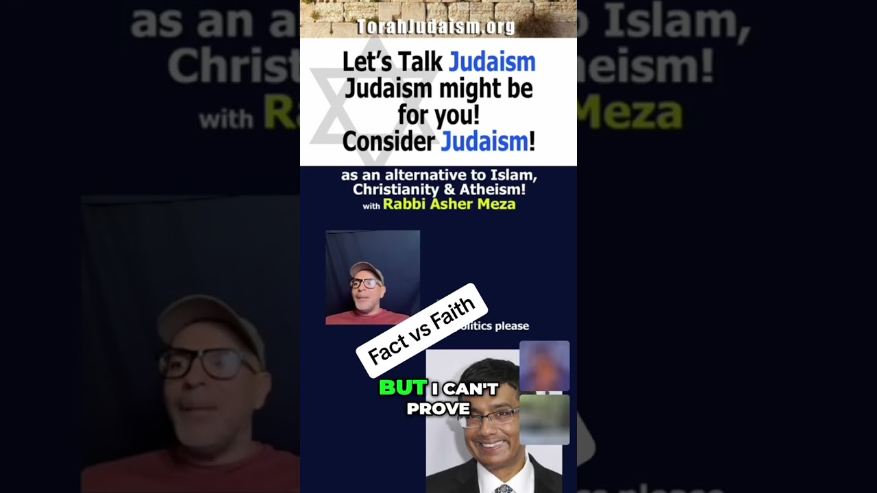 Fact vs Faith in Judaism #torah #rambam #mishnehtorah #messianic #ashermeza #tanach #judaism #kosher