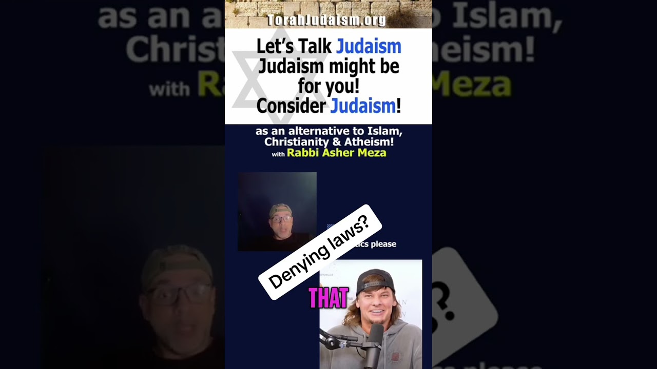 Denying laws #judaism #Ashermeza #islam #israel #yeshua #ethics #morality #heretic #jewish #chabad