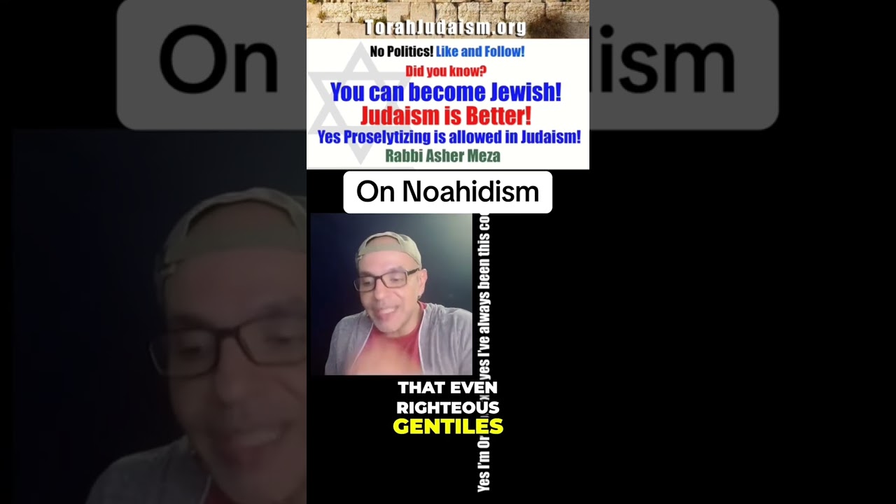On the Noahide movement #Ashermeza #jewish #judaism #conversions #chabad #Israel #gentiles #rambam