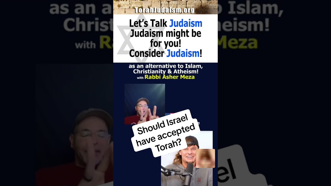 Should Israel have accepted Torah on mount sinai #torah #rambam #gentiles #jewish #converts