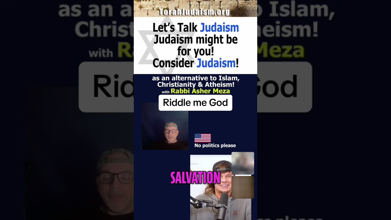 Riddle me God #j#judaismA#Ashermezai#islami#israele#ethicsy#yeshuar#rambamj#jesusm#midrashim