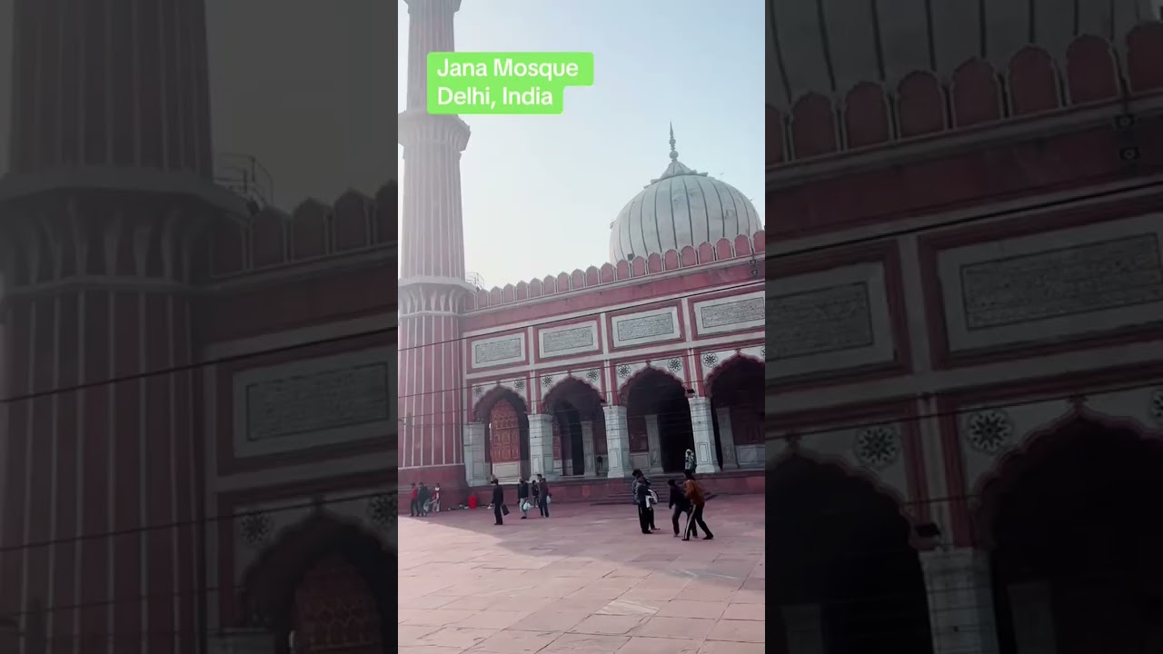 Jana Masjid, Delhi India #Ashermeza #rambam #mosque #jaihind #islam #indian #muslim #prayer