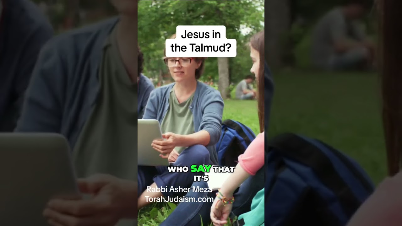 Jesus in the Talmud? #Ashermeza #torah #halacha #debate #prophecy #yeshua #chabad #israel #judaism