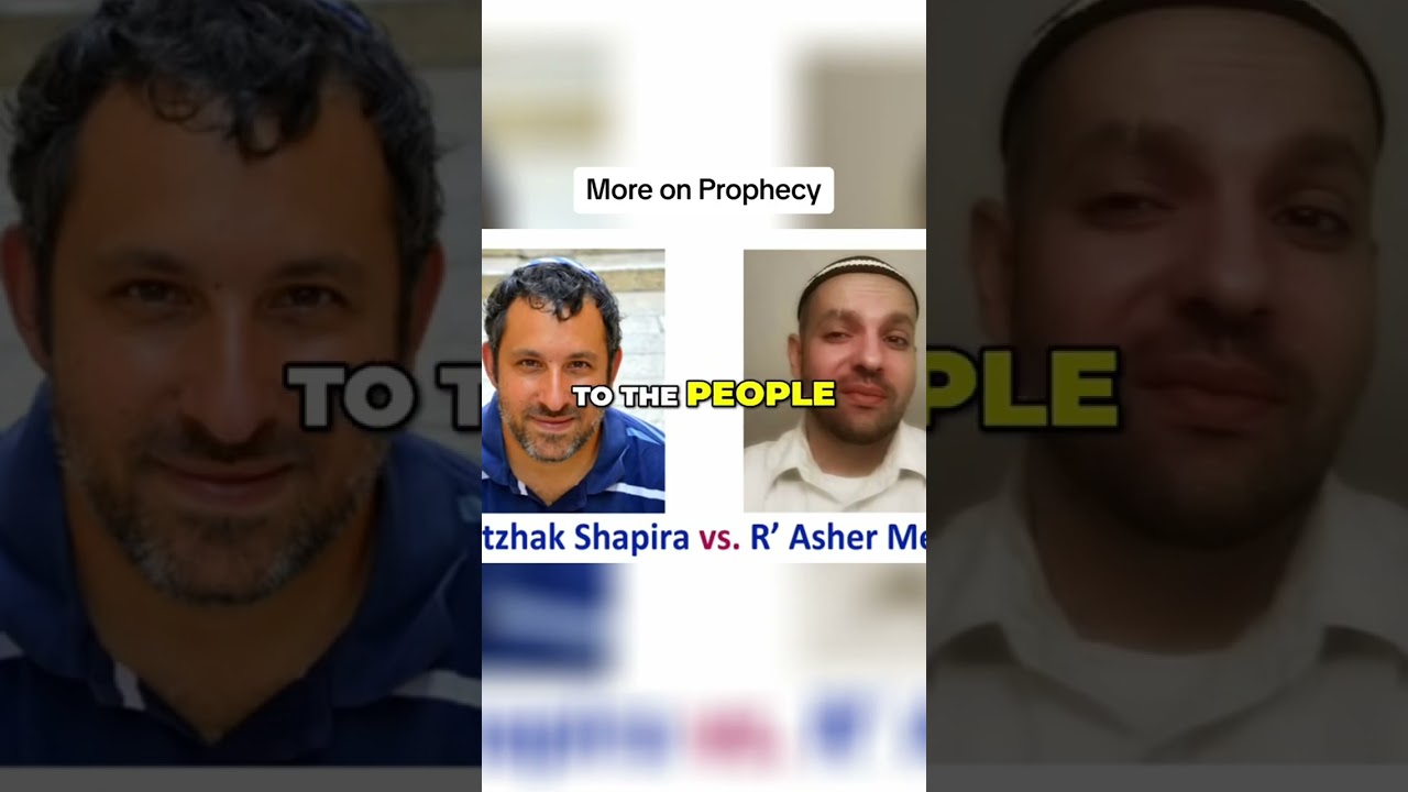 Prophecy on Judaism #Ashermeza #torah #halacha #israel #debate #messianic #shapira #jewish