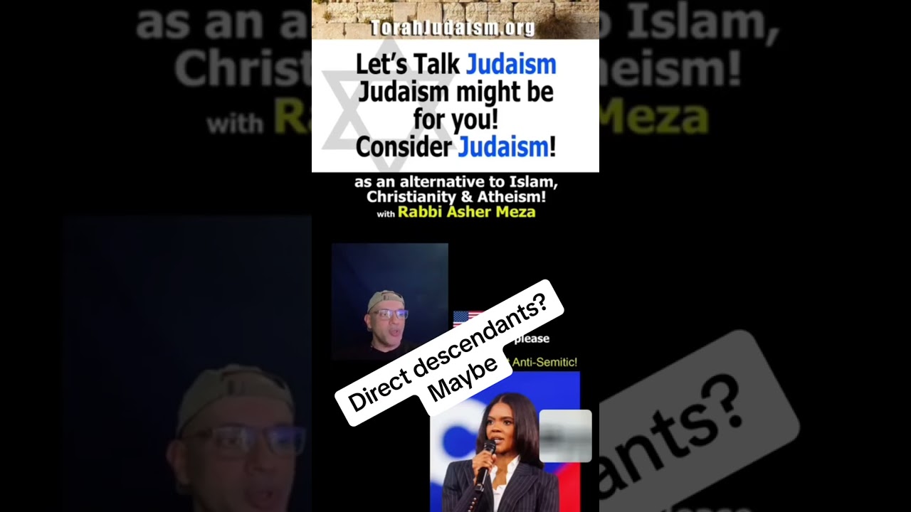 Direct descendants of Israel? #Ashermeza #torah #halacha #debate #prophecy #lawrencekelerman #chabad