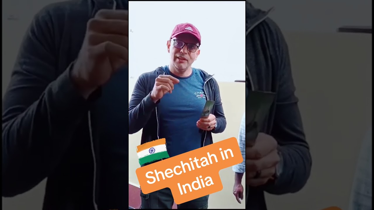 shechitah in India… #Ashermeza #jaihind #rambam #judaism #chirala #torah #jewish #indian