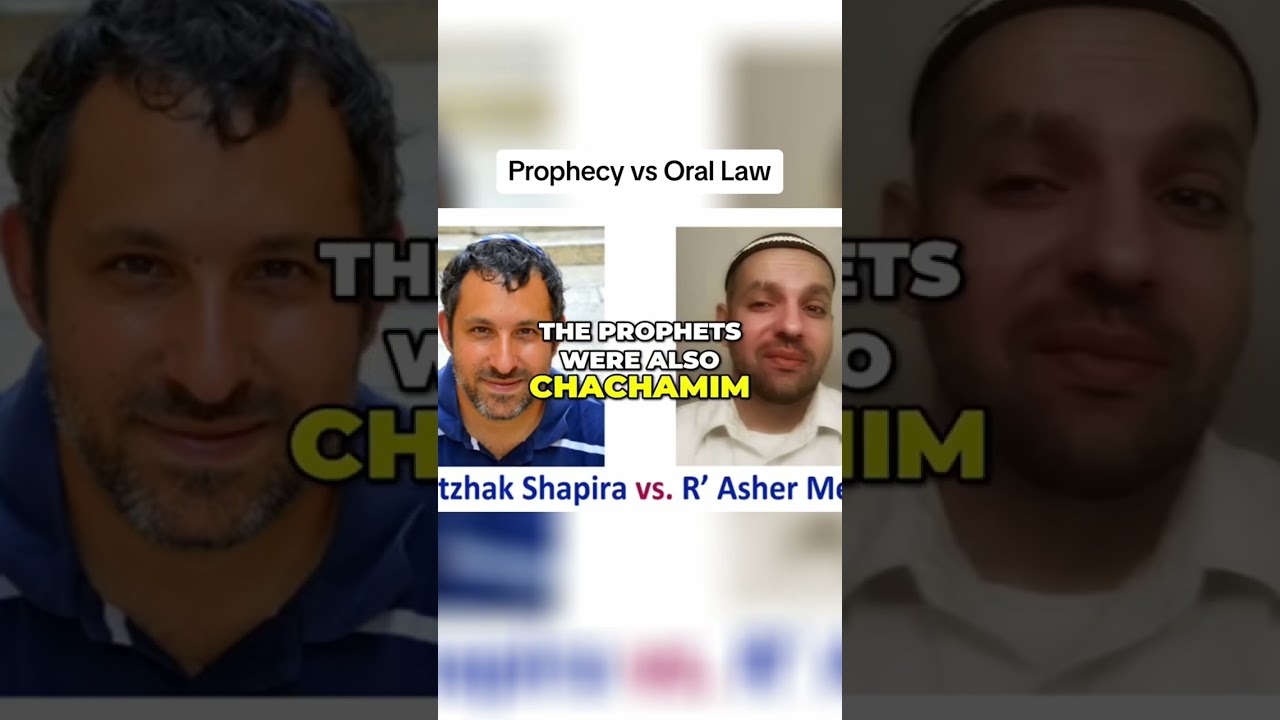 Prophecy versus Jewish or law #Ashermeza #torah #halacha #israel #debate #messianic #shapira #jewish