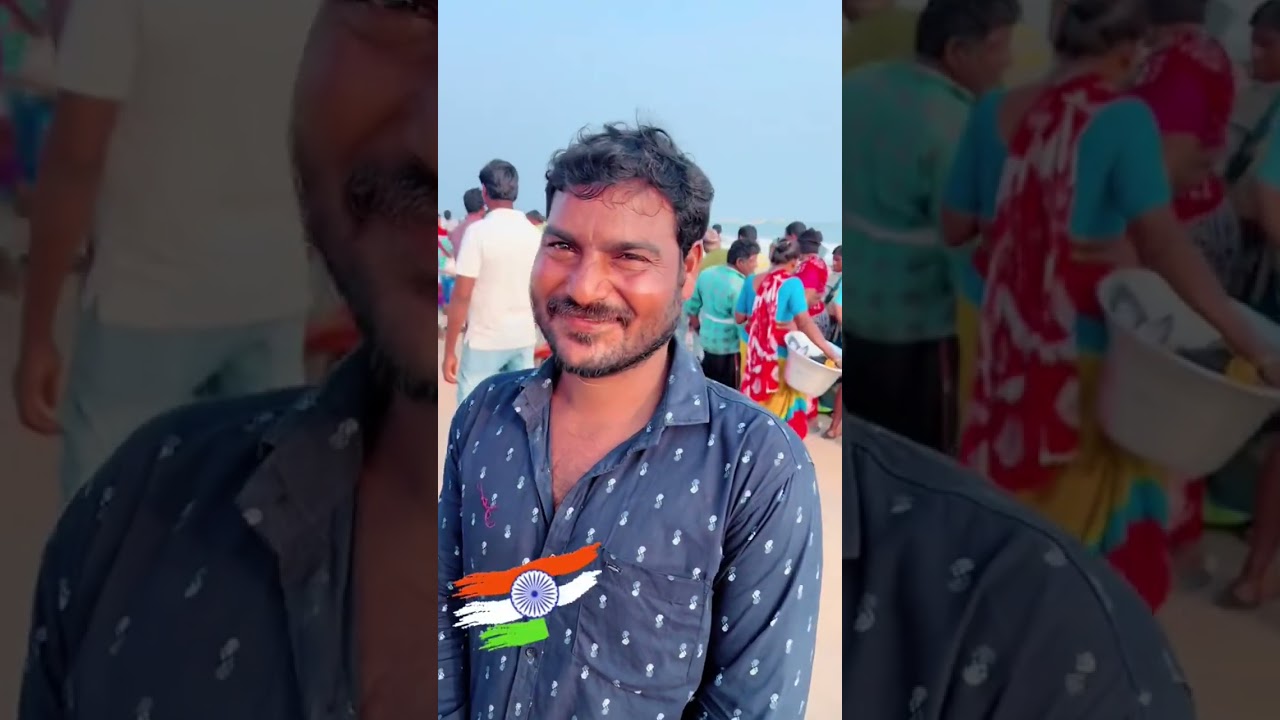 Indian fishermen village! #Ashermeza #jaihind #india #chirala #andhrapradesh #telugu