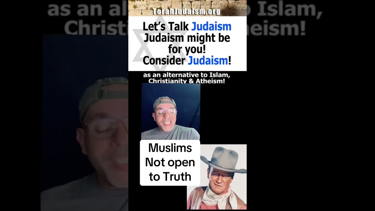 Muslims not open to truth! #torah #judaism #israel #middleeast #ashermeza #palestine #chabad #revert