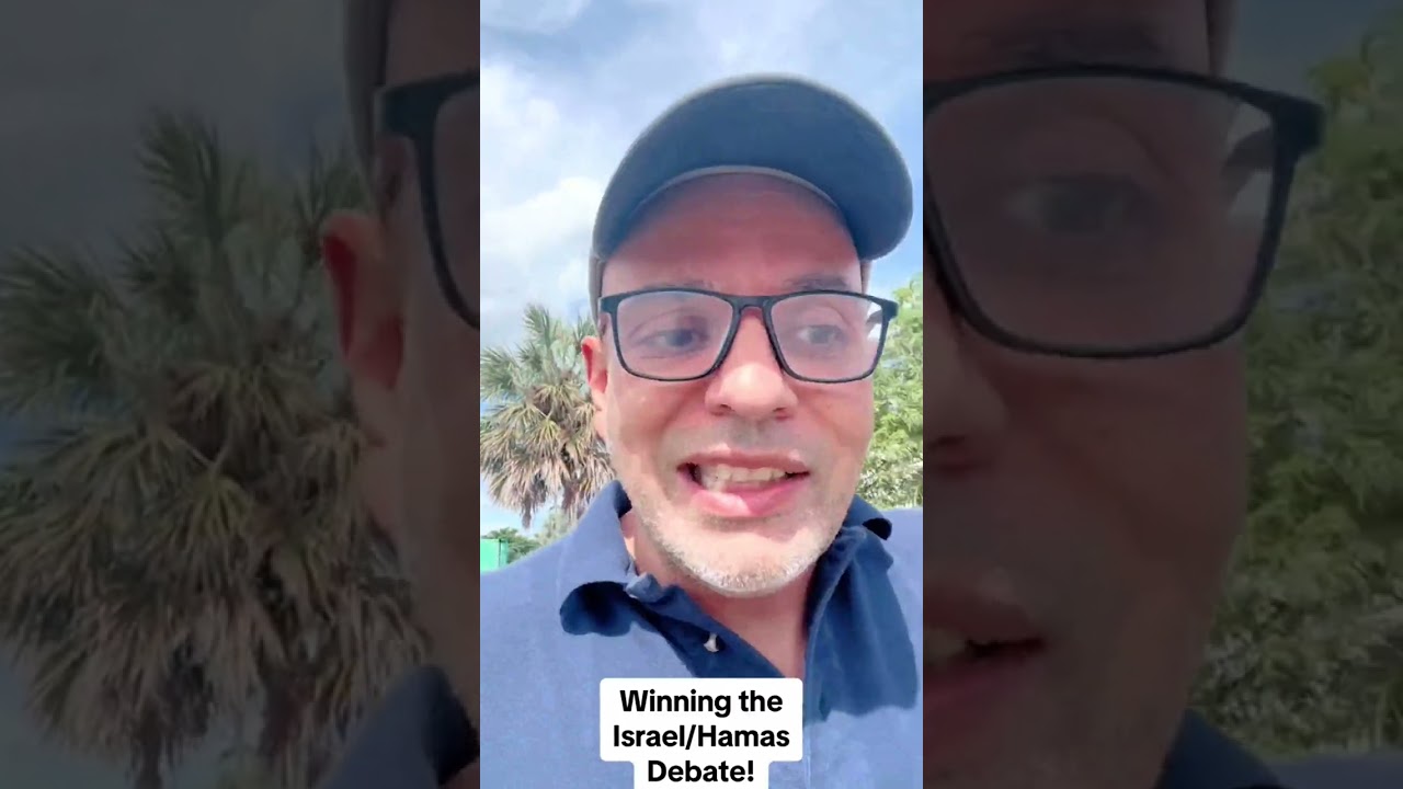 Winning the Israel Palestine debate! #ashermeza #jewish #revert#visitisrael #palestine #idf #war