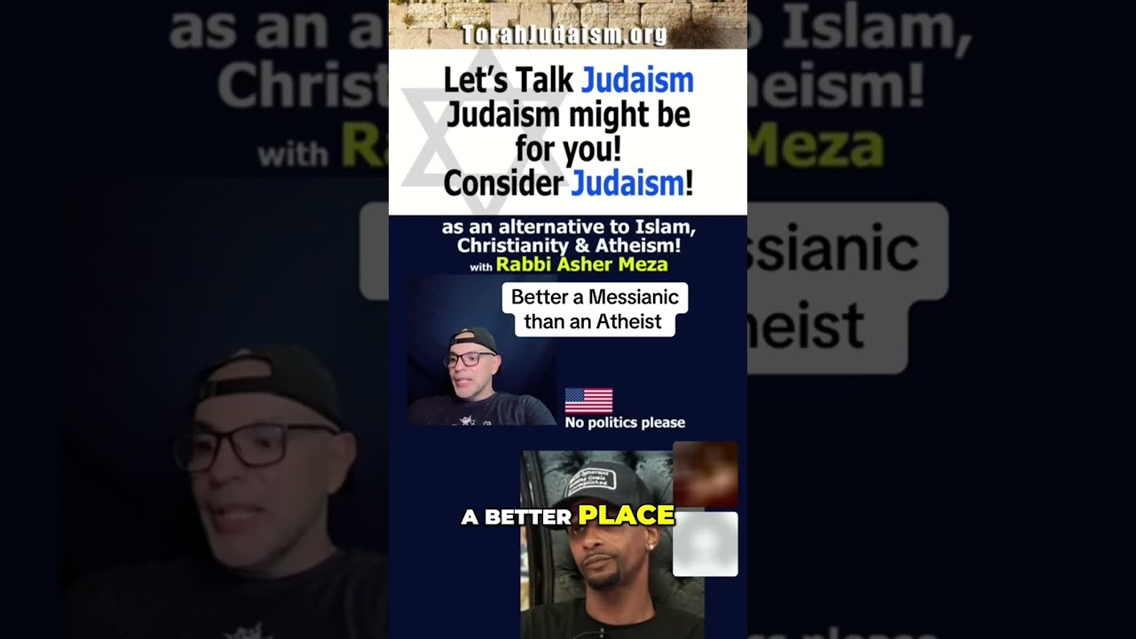 Better a Messianic than an Atheist #ashermeza #israel #torah #jerusalem #conversion #jewish #chabad