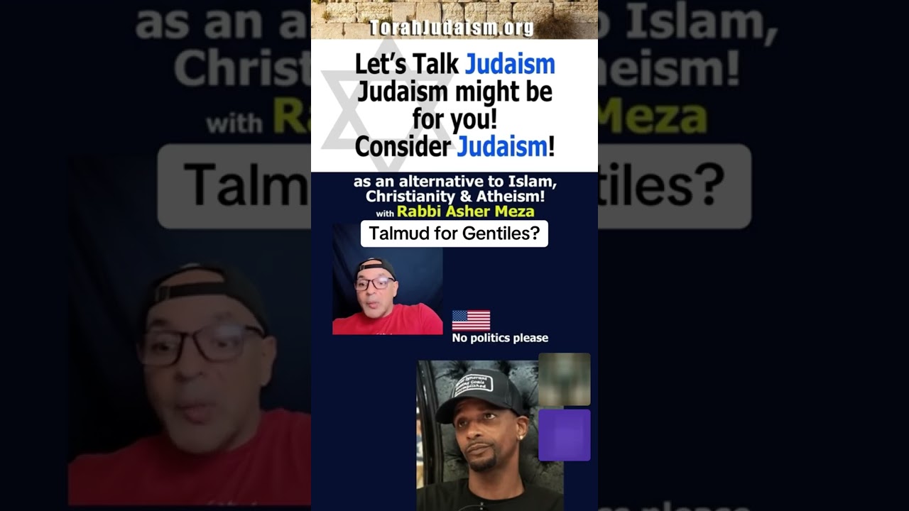 Talmud for Gentiles? #ashermeza #chabad #jewish #israel #torah #jerusalem #rambam #conversion