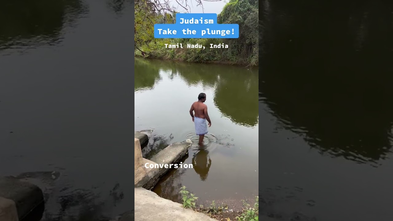 Judaism: Take the plunge! #india #jewish #Judaism #torah #Bible #ashermeza #converttojudiasm #mikveh