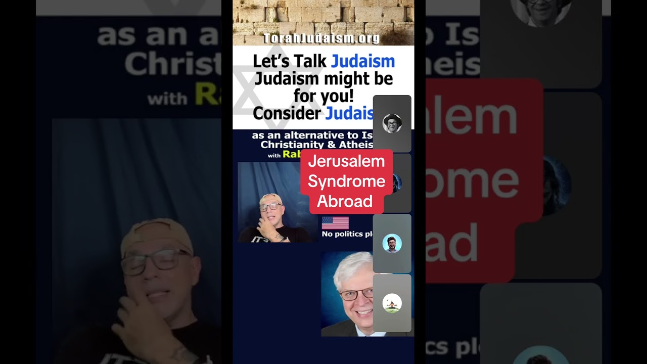 The Fascinating Phenomenon of Jerusalem Syndrome Abroad #maimonides #israel #palestine #Judaism